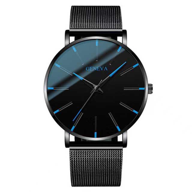 Geneva Men's and Women's Fashion Quartz Watch with Mesh Band