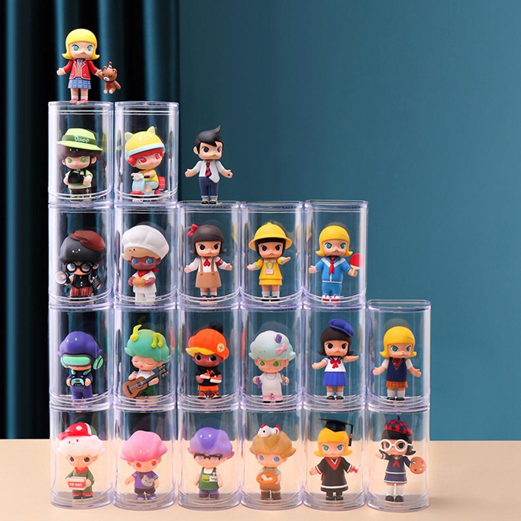 Dust Proof Action Figure Storage Boxplastic Clear Transparent Cartoon Figure Doll Display Case