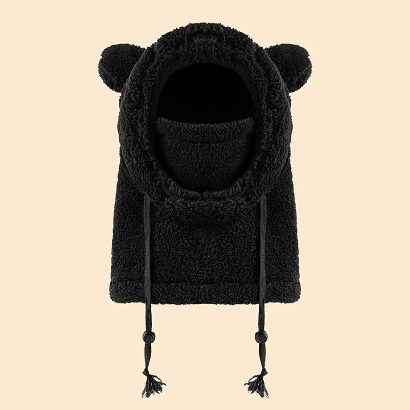 Children's Hats Velvet Ear-Protecting Scarves Boys Autumn Winter One-Piece Hats
