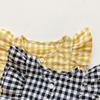 Summer Baby Girl Cotton Sleeveless Block Plaid Romper
