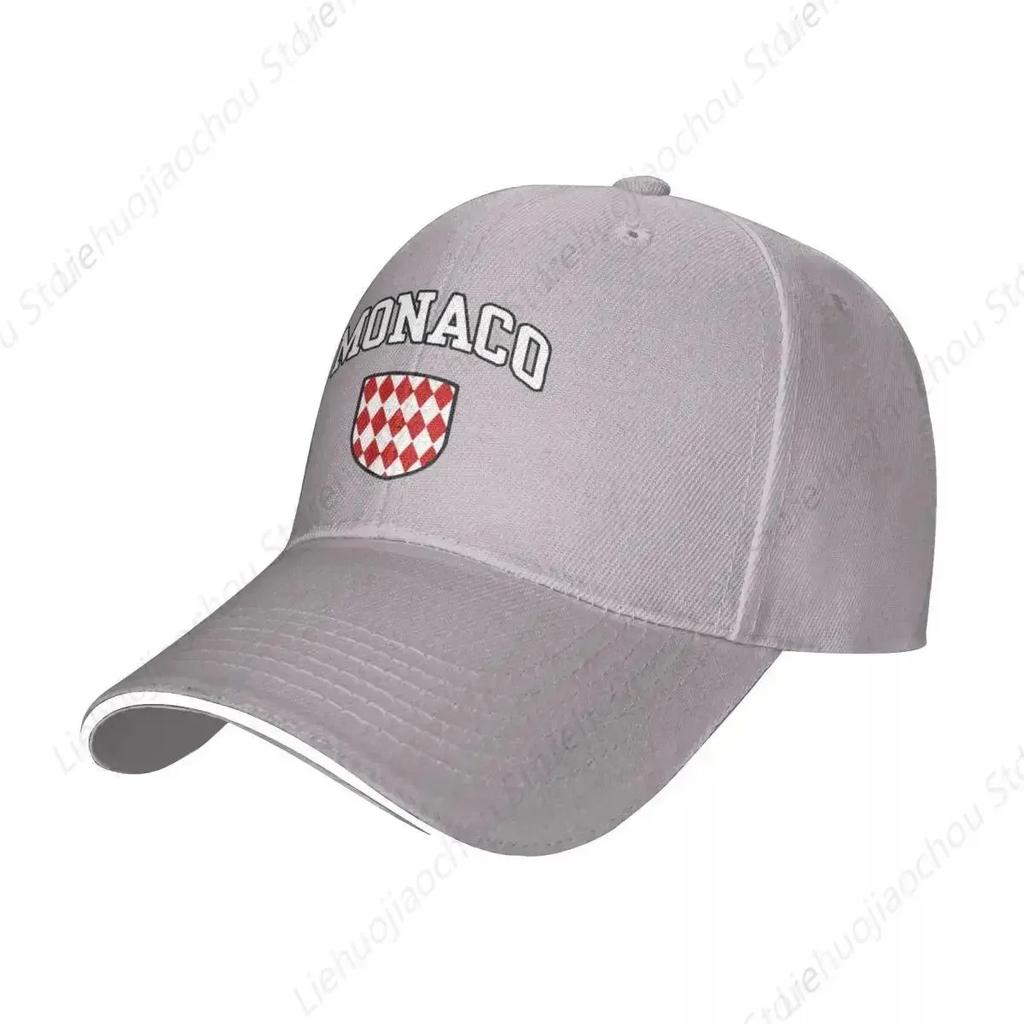 MONAKO The Principality Of Monako Flag Hiking Baseball Caps For Womens Printing FeUnisex Beach Dad Hat Peaked Cap