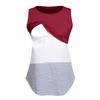 Women Convenient Lactation Pregnant Nursing Round Neck Sleeveless Stripe Gravida Clothing Maternity Shirt