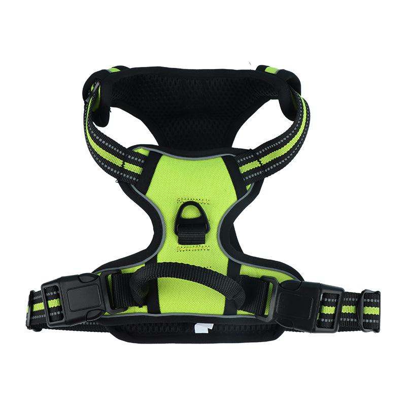 Pet Chest Back Explosion Proof Tank Top Reflective Dog Chest Back Large Dog Chest Back Traction Rope Set