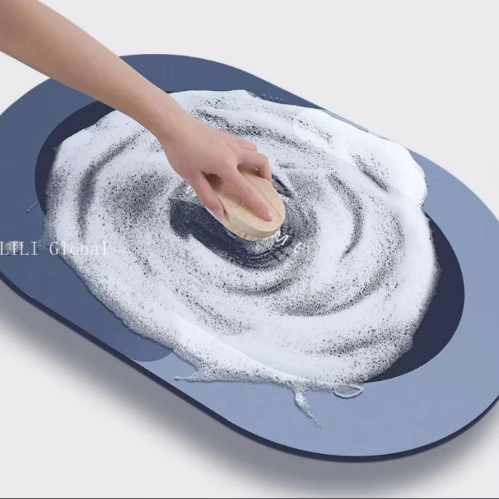 Diatomite Kitchen Floor Rug Anti-Slip Oil-Proof Water-Absorbing, Dirt-Resistant And Waterproof Door Mat For Home Decor