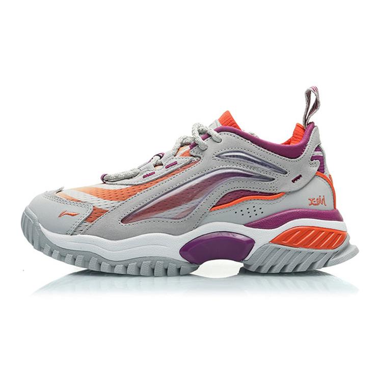 

new LiNing Aurora Skywalk BAD FIVE XGIRL Low Top Sports Casual Shoes Women s Microcrystalline Gray 36
