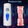 Male Stroker Double Ended Masturbation Cup Pocket Pussy Vibrator Lifelike Vaginal  Mouth Tongue Blowjob Adult Sex Toys for Man