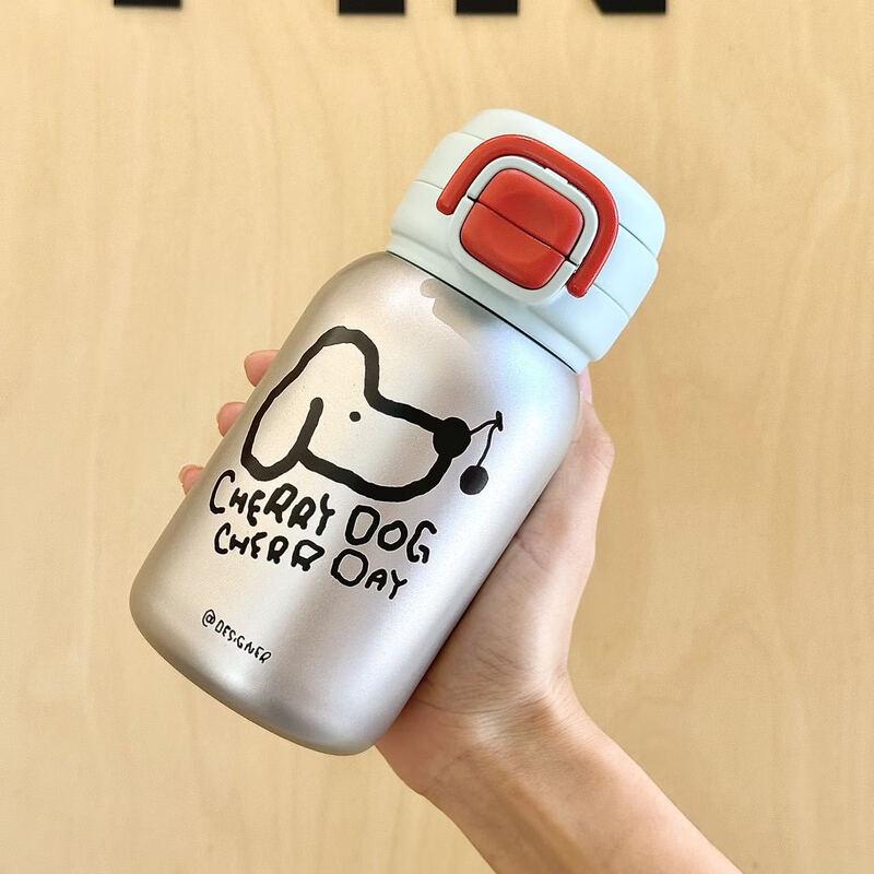 Children s Portable Insulated Dual-Drink Straw Cup