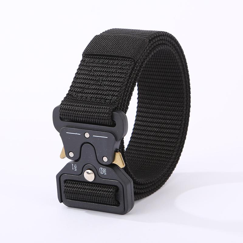 

Men s Tactical Nylon Belt with Cobra Buckle for Outdoor and Military Use 120 cm