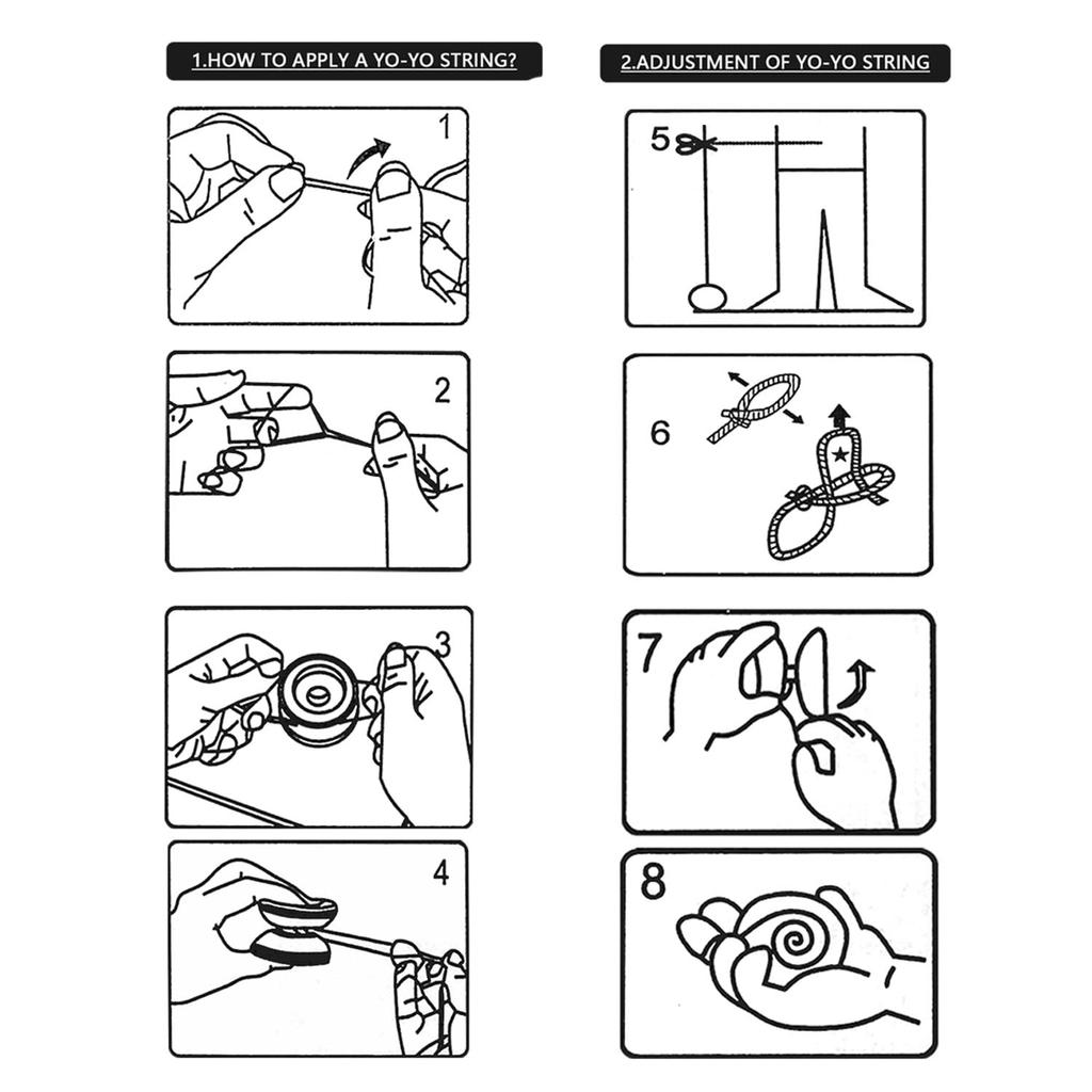 Bind Yo-Yo, Kids' Metal Yo-Yo for Beginners, Replacement High-Precision Ball Bearings, Gloves, Bearing Stickers, 3 Yo-Yo Strings, and Accessory