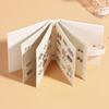 1pc Creative Book Shape PU Leather Earrings Storage Bag Earrings Studs Eadrops Organizer Portable Storage Bag Large Capacity