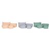 Paniers - Moderne - 39 x 27 x 24 cm - Lot de 3 - Toile - Couleur unique