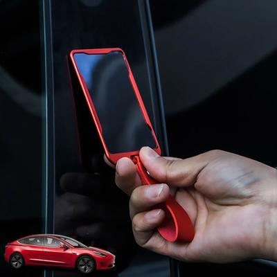 Aluminum Alloy Car Card Key Holder Protector Case Cover Cover For Tesla Model 3 Model Y Accessories