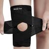 Wonder Care Nastavitelná ortéza na koleno, prodyšná síťovaná kolenní ortéza pro úlevu od bolesti, ochrana při běhu pro muže a ženy (1, S)