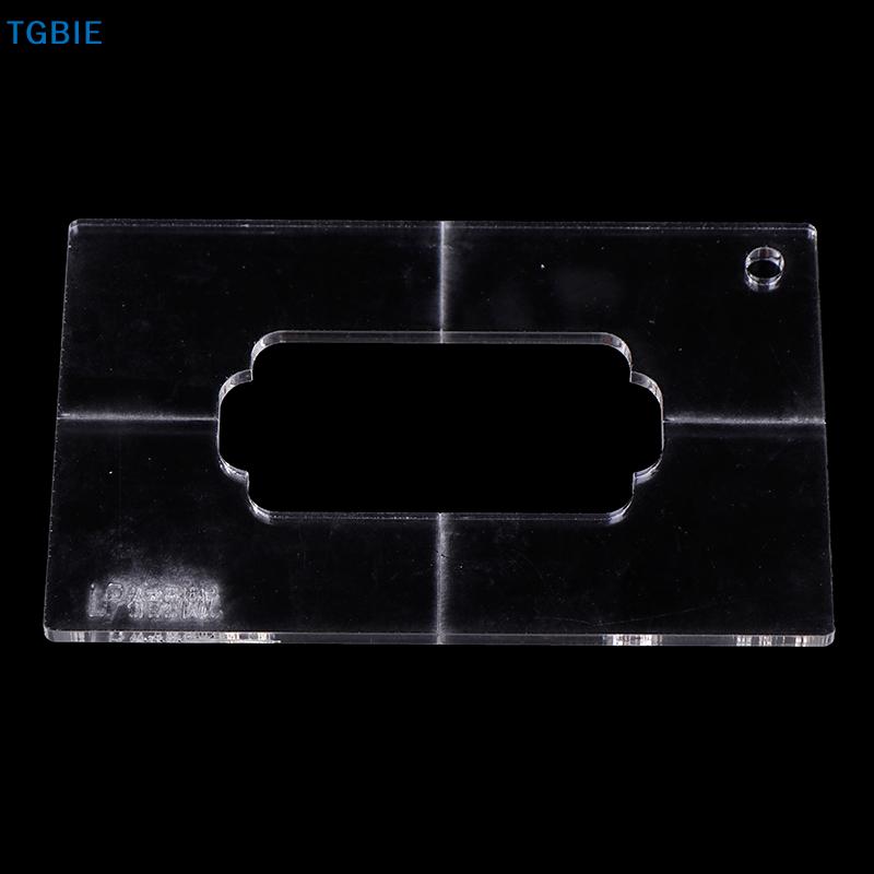 [TL][TL]Make Electric Guitar Internal Template Pickup Line Bin Box Piano Bridge Open Hole Slotted Acrylic Template