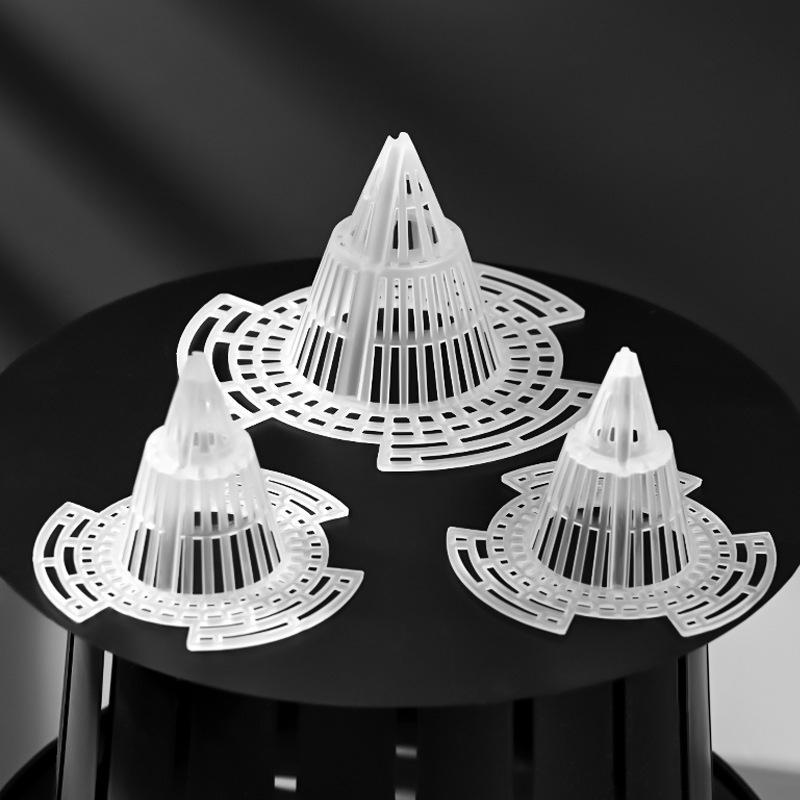 20Pcs Flower Pot Bottom Mesh Gasket Fixed Wing Design Strong Toughness Improving Drainage Flower Mesh Gasket Garden Supplies