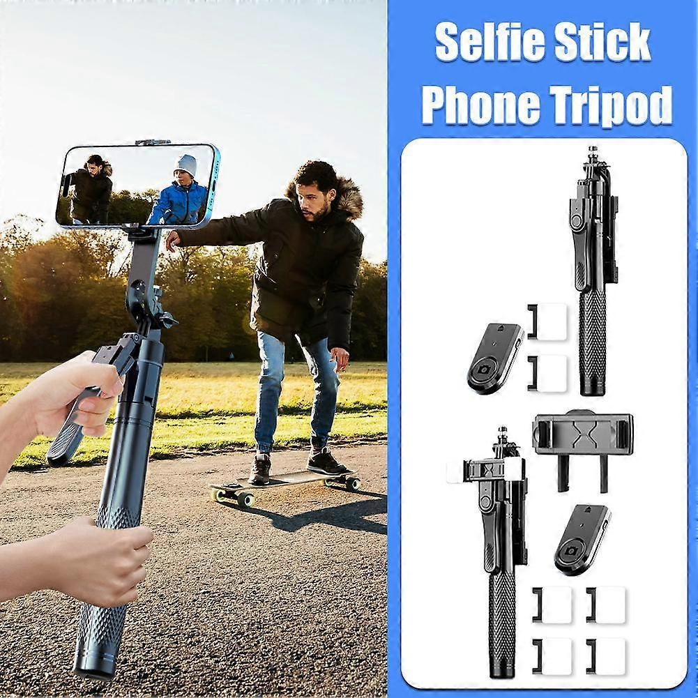 Wireless Remote Selfie Stick Phone Tripod 2.1M Extendable Tripod Stand