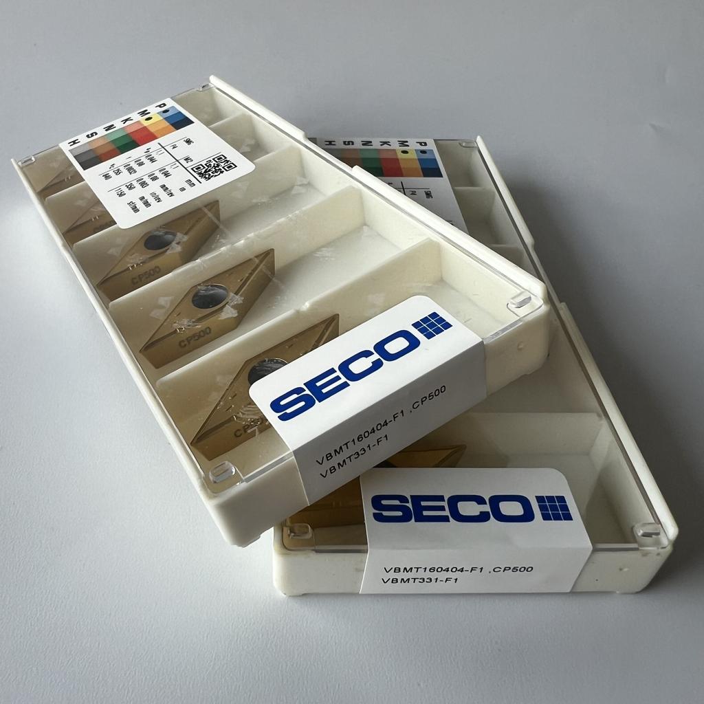 SECO / VBMT160404-F1,CP500 / Original genuine CNC alloy blade 10 Pcs