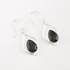 Green Tourmaline Gemstone 925 Solid Silver Jewelry Handmade Pear Earrings 1.90" EE-35-39