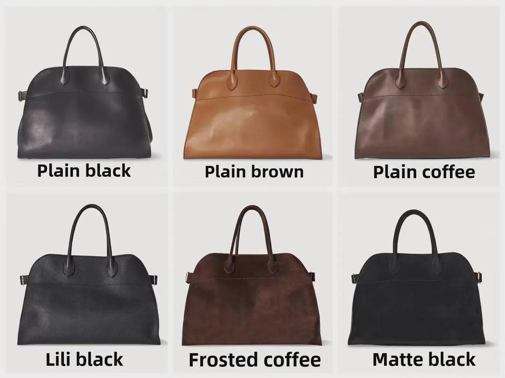 Сумка-тоут Margaux15 из матовой кожи T*ROW от Dong Jie в стиле минимализма — большая вместимость, сумка-трансформер цвета платины