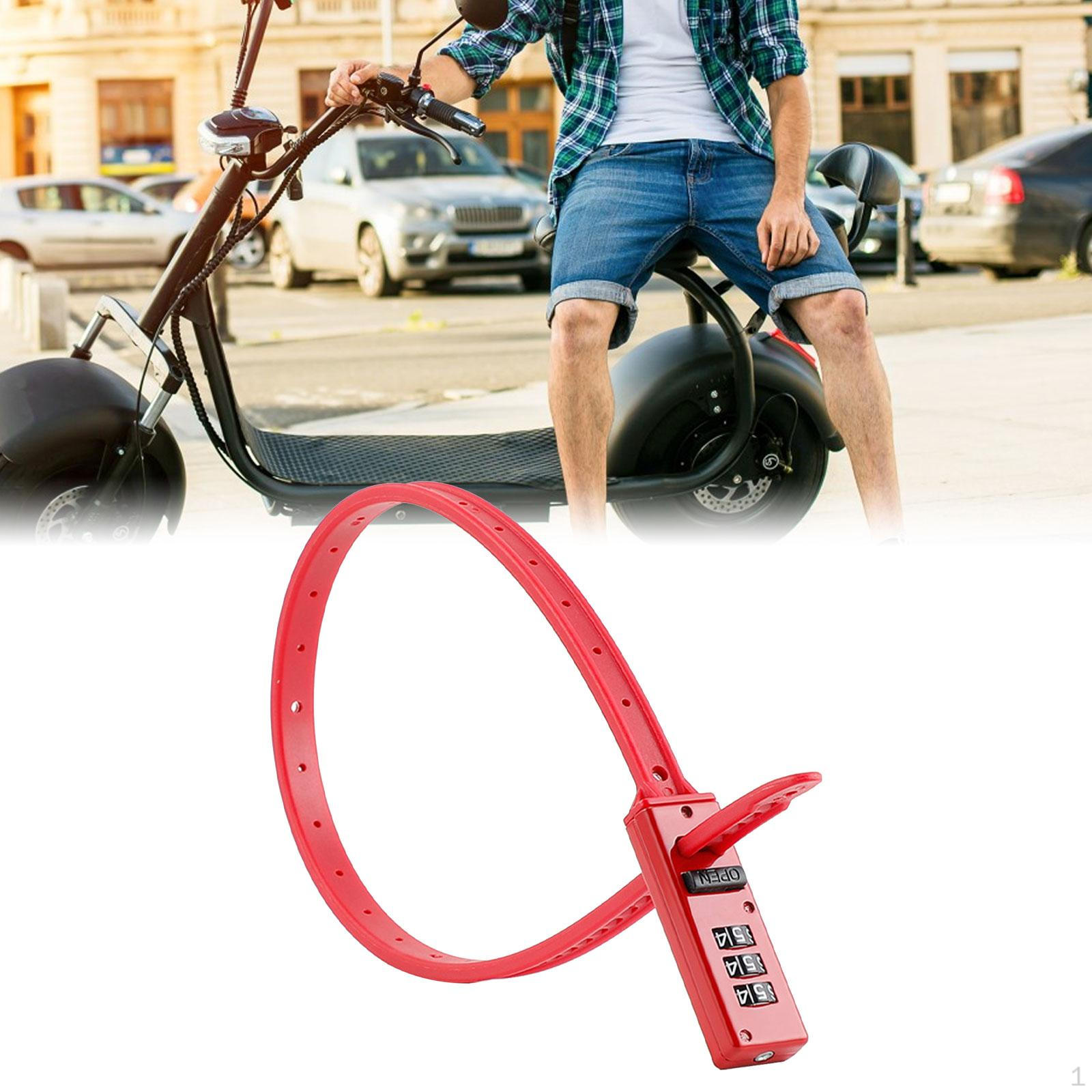 

Соединительный кабель для велосипедного замка, 3-значный для велосипедного багажа, езды на велосипеде