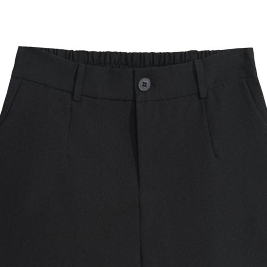 Short Pants A-line Keep Cooling Office Lady Chic Solid Color Women Shorts Garment
