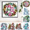 30*30cm Partial Special Shaped Drill Xmas Snowman Decor5D DIY Diamond Painting Rhinestone Diamond Painting Home Wall Decor