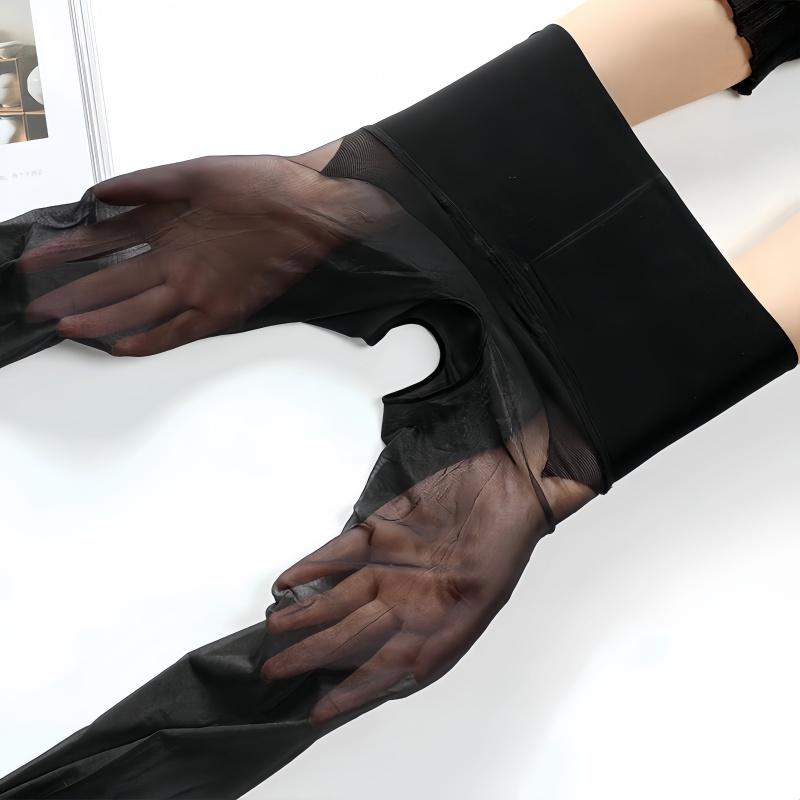Doiaeskv 5D Women'S Oil Shiny Stocking Sexy Women Seamless Tights Luxury Pantyhose Open Crotch Lingerie Transparent Stockings