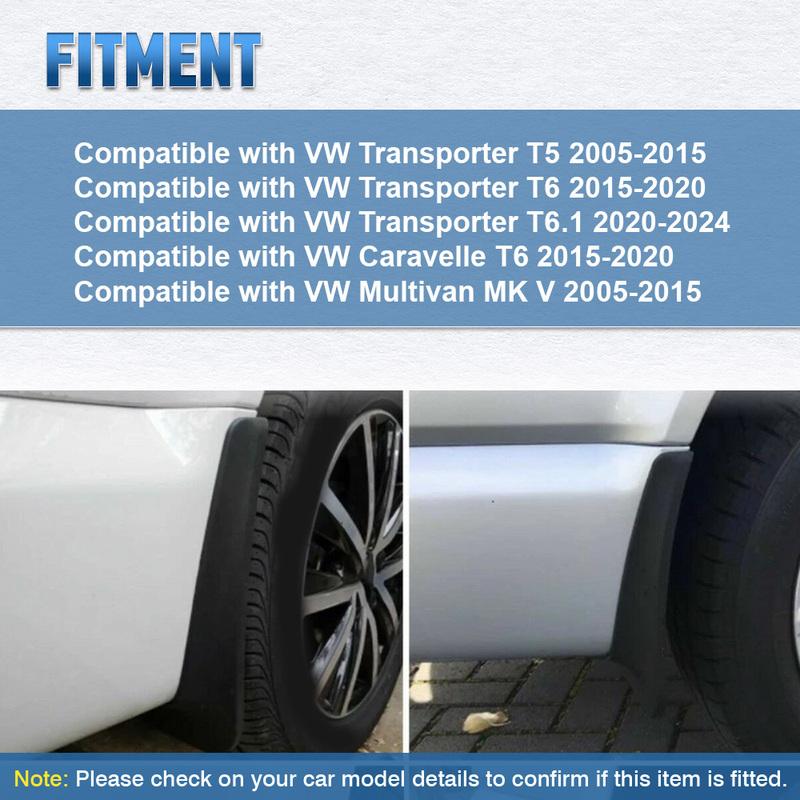 Schutzblech-Set vorne und hinten für VW Transporter T5 2005-2015