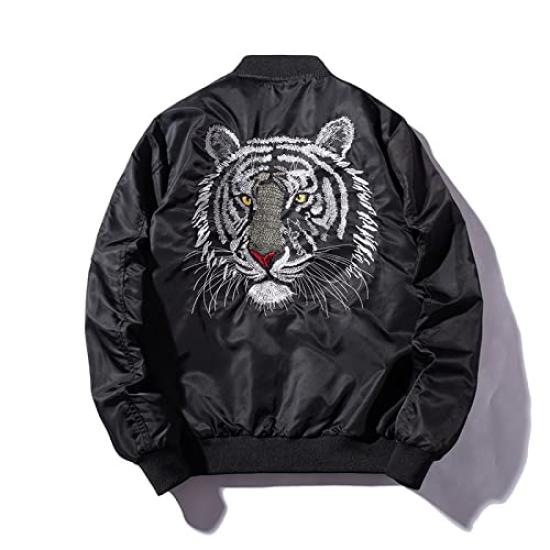 Jacket for MA1 Military Flight Long Sleeve Casual Military Large FUN208 [East Rain] Men, Jacket, Sukajan, Blouson, Jumper, MA1, Outerwear,