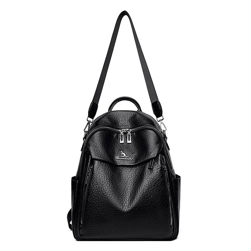 Womens Faux Leather Backpack Purse Casual Daypack Travel Bag for Ladies Girls
