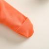 Children's Halloween Long-Sleeved Cushaw Shape Hooded Foot-Covering Romper