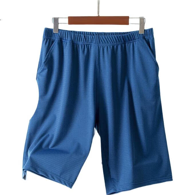 LangSha Ice Silk Sleep Shorts for Men, Summer Lightweight Athletic Loungewear, Loose-Fitting Home Pants for Men to Sleep i