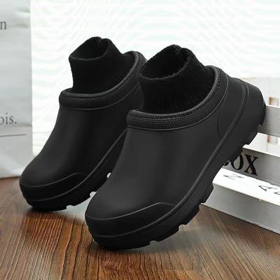 Zapatos de Cocina para Hombre Exterior Jardín 1 Zapatos de Chef Impermeables Zapatos de Enfermera de Alta Calidad Zapatos Antideslizantes a Prueba de Aceite Para Trabajadores de Mascotas