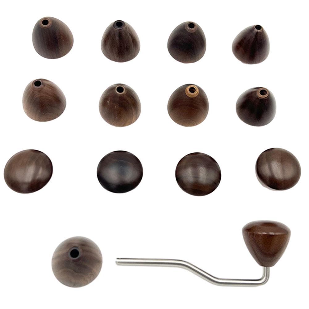1 Stück Kaffeebohnenmühle 40x40mm Braun Manuell Kaffee