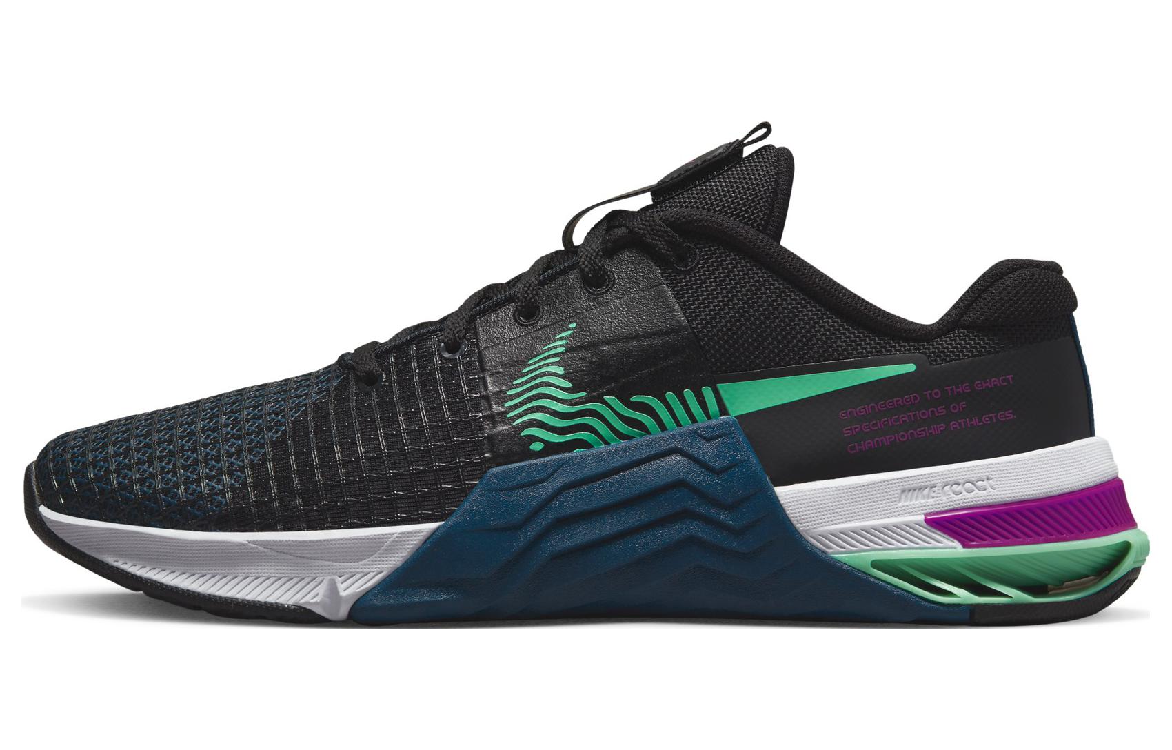 Nike Metcon 8  Black Valerian Blue  Women s DO9327-003 35.5
