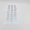 ABS For Mercedes-Benz BRABUS 400 450 460 480 500 550 560 580 600 650 700 800 850 880 900 Chrome Letters Number Trunk Emblem Logo UX0