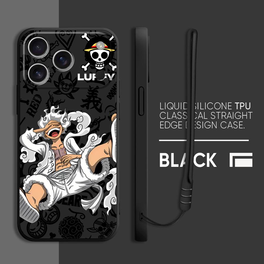 One Pieces Anime Case for Apple iPhone 17 Pro Max 7 8 13 Mini XS XR 12 Plus 15 Air 16 11 Phone Cover