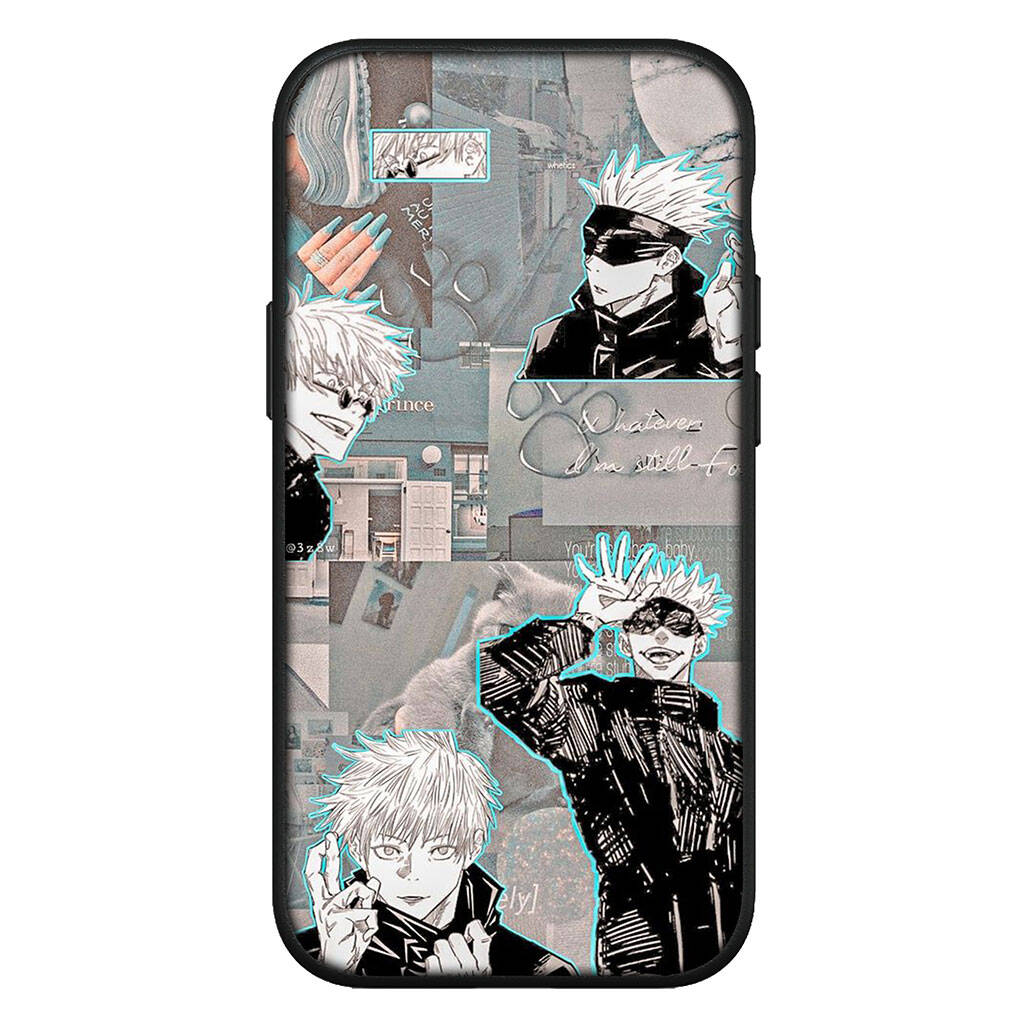 Cover for iPhone 17 16 15 Xiaomi Poco Redmi Note 14 13 12 Pro 16e Samsung Galaxy S25 S24 S23 OPPO Huawei Cartoon Jujutsu Gojo Satoru Kaisen Phone Case