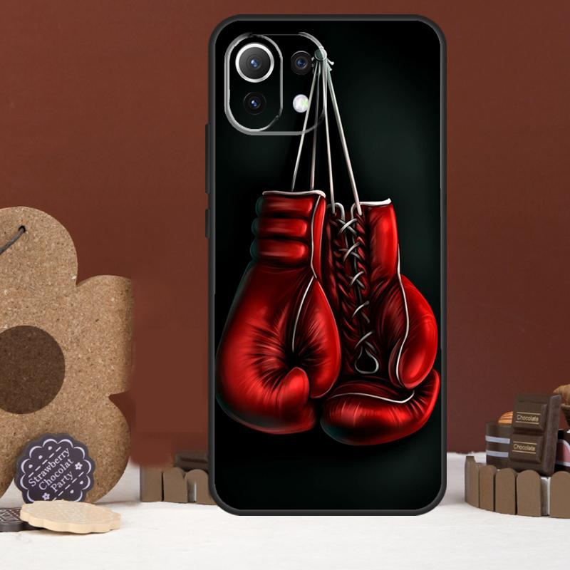 Boxing Gloves Case For Xiaomi 17 Pro Max 14 15 Ultra 15T 13T 14T POCO F8 Ultra F7 F5 F6 X5 X6 X7 Pro Cover
