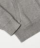 Excontainer Minimal High-Neck Knit Zip-Up (Grey)