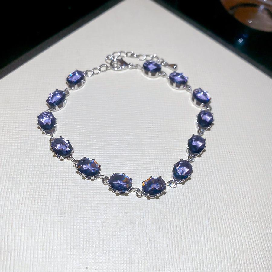 Zircon Square Pull-Out Bracelet: Korean Chic, Simple, Versatile Light Luxury Bangle for Everyday Elegance