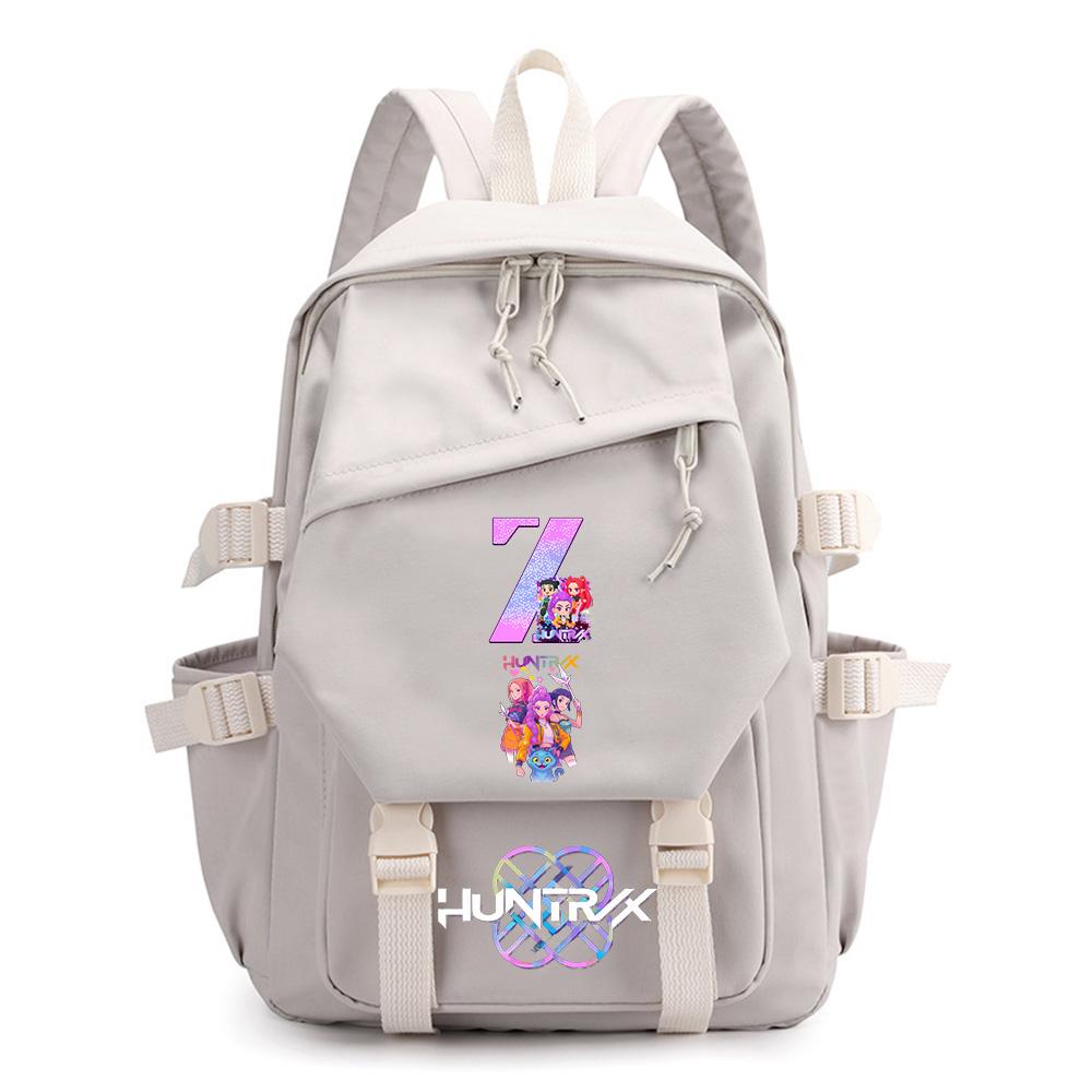 Anime English Letter A-Z Printed Backpack for Teenager Student Girl Boy Back To School BookBag Men Women Travel Bag Mochila