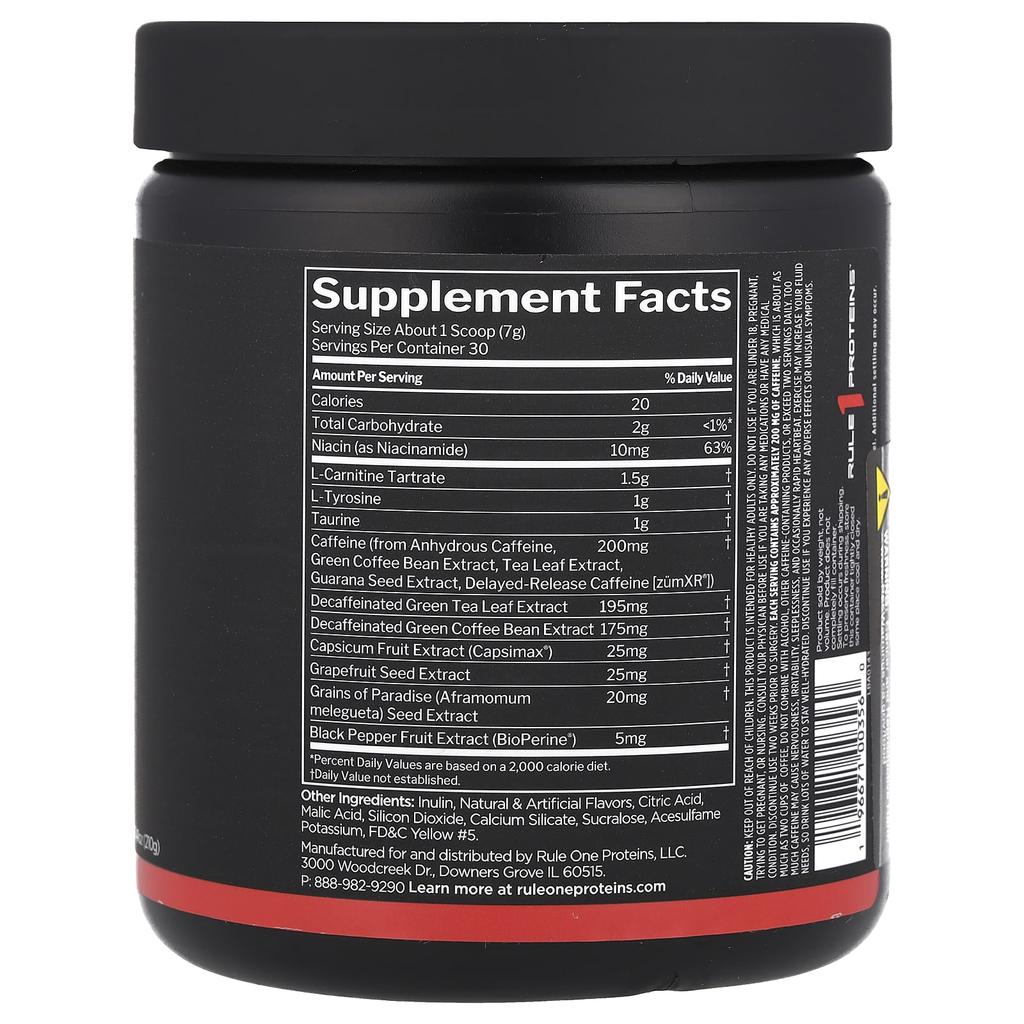 Burn™, Temperature Control, Peach Mango Flavor, 210G(7.41Oz)