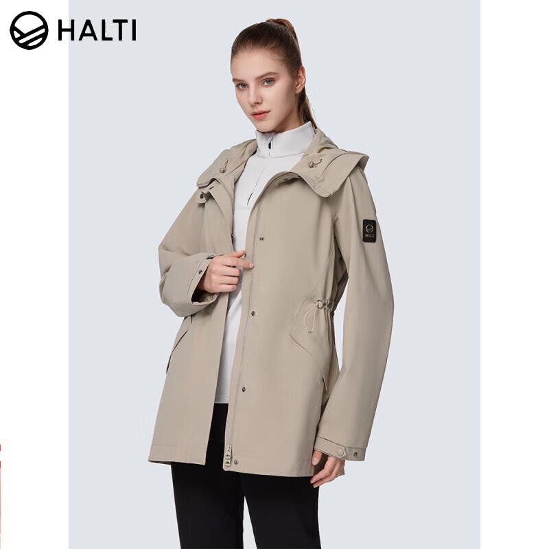 HALTI Women's Hardshell Hooded Casual Jacket
