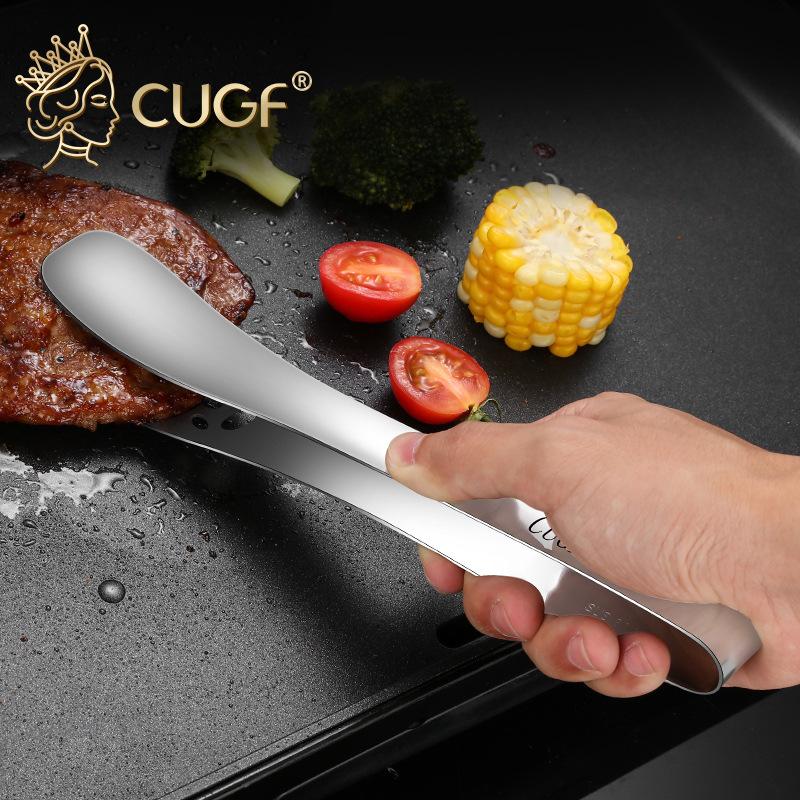 1pcs 304 Stainless Steel Steak Clip High Temperature Household Fried Steak Clip Kitchen Food Clip Barbecue Clip
