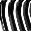 Gloss Black Front Bumper Kidney Grille Grill Fit BMW X3 X4 F25 F26 2014-2017