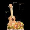 Ukulele Music Building Model Ukulele Valentine'S Day Gift Building Block Toy