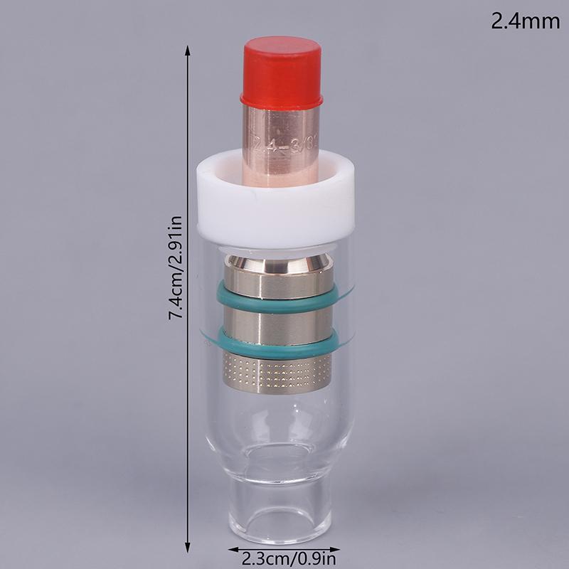 

Tig Сварка Tig Газовая Линза Стеклянная Чашка Сопло С Фильтром Направляющая/Направляющая Деталь Стеклянная Крышка С Фильтром Комбинация Для Горелки Wp26 17 18 2.4mm