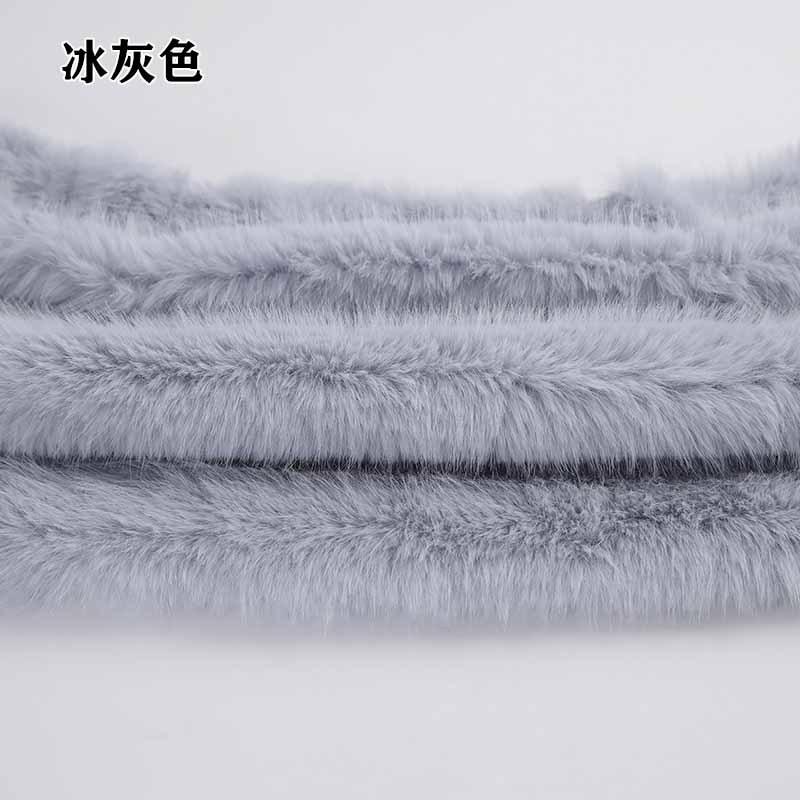 Dicker Kunstfuchs Pelz Kunstpelz Weich Warm für DIY Jacken Kleidung Schuhe Hüte Teppiche Sofabezüge Kissen Plüschstoffe