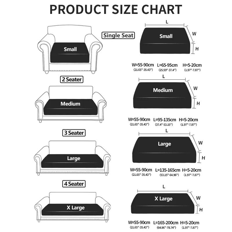 Funda elástica para sofá impermeable de 1/2/3/4 plazas con correa ajustable, antideslizante, para sofá seccional, reclinable, sala de estar